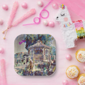 Wa-Wo Wave NFT Collection FLYING GAZEBO 12 Pappteller (Party)