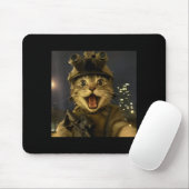 Waactical Cat Meme  Mousepad (Mit Mouse)