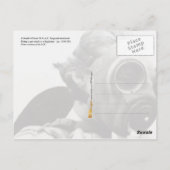 WAAF mit Gasmasken Postkarte (Rückseite)