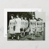 WAAF-Rekruten - Marching 1942 Postkarte (Vorne/Hinten)