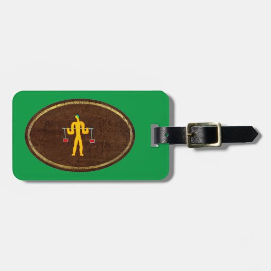 Waage 2008 gepäckanhänger (Vorderseite horizontal)