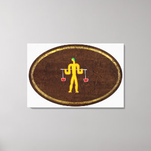 Waage 2008 leinwanddruck