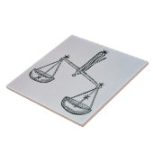 Waage (die Skalen) eine Illustration vom 'Poeti Fliese (Seite)