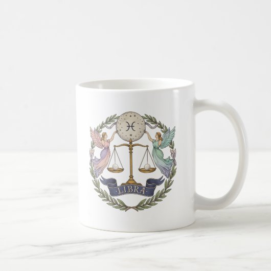 Waage Engel Waage Kaffeetasse (Rechts)