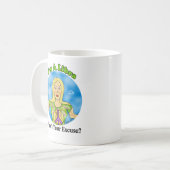 Waage-Entschuldigungs-Tasse Kaffeetasse (Vorderseite Links)