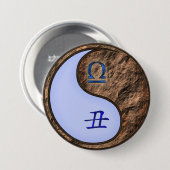 Waage & Erde Ochse Button (Vorne & Hinten)