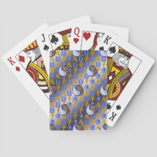 Waage & Erde Ratte Spielkarten