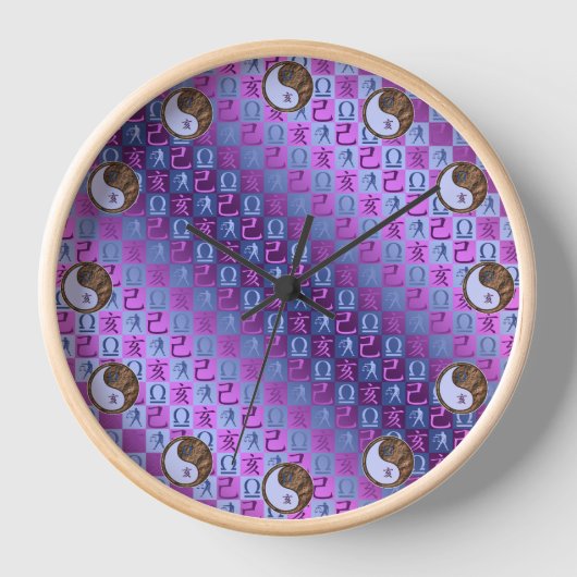 Waage & Erde Schwein Uhr (Vorderseite)