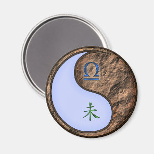 Waage & Erde Ziege Magnet