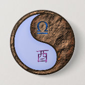 Waage & Erdhahn Button (Vorderseite)