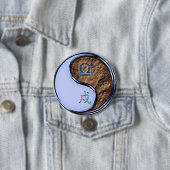 Waage & Erdhund Button (Beispiel)