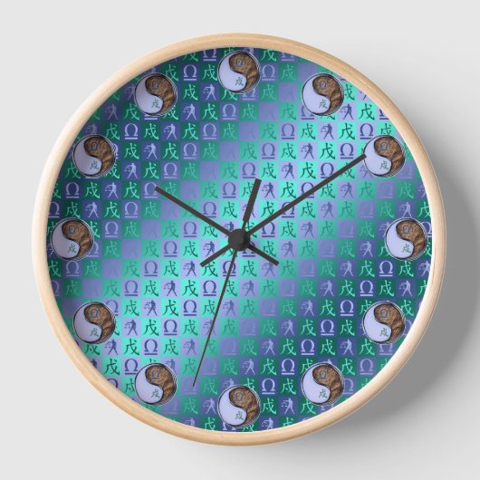 Waage & Erdhund Uhr (Vorderseite)