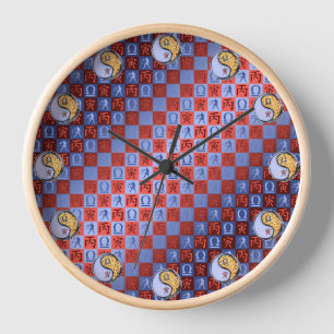 Waage & Feuer Tiger Uhr