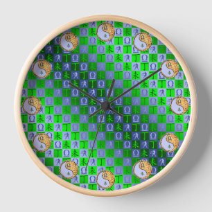 Waage & Feuer Ziege Uhr