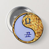 Waage & Feuerbüffel Button (Vorne & Hinten)