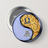 Waage & Feuerdrache Button (Vorne & Hinten)
