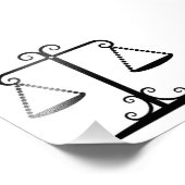 Waage Fotodruck (Ecke)