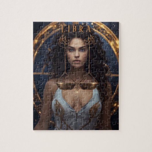 Waage Frau Jigasw Puzzle (Vertikal)