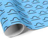 Waage Geschenkpapier (Rolleneckpunkt)