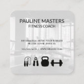 Waage | Gesundheitliche Fitness Terminkarte (Rückseite)