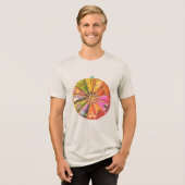 Waage gewinnt Tri-Blend shirt (Vorderseite voll)