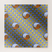 Waage & Holz-Drache Puzzle (Horizontal)