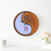 Waage & Holz Hahn Große Wanduhr (Zuhause)