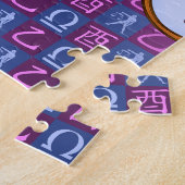 Waage & Holz Hahn Puzzle (Seite)