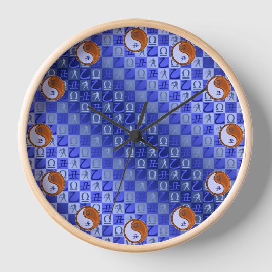 Waage & Holz Ochse Uhr (Vorderseite)