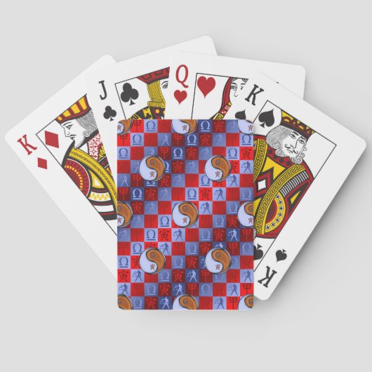 Waage & Holz Tiger Spielkarten (Rückseite)