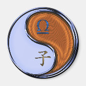 Waage & Holzratte Magnet (Vorne)