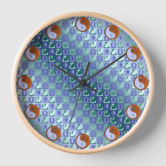 Waage & Holzschlange Uhr