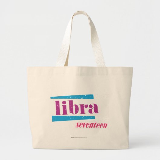 Waage lila jumbo stoffbeutel (Vorne)