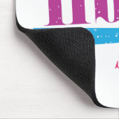 Waage lila mousepad (Ecke)