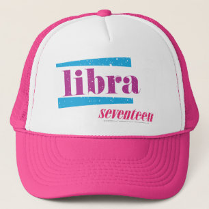 Waage lila truckerkappe