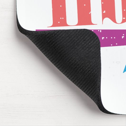 Waage LtPink Mousepad (Ecke)