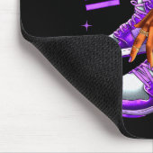 Waage Mädchen Geburtstag Schwarze Frauen Sneaker S Mousepad (Ecke)