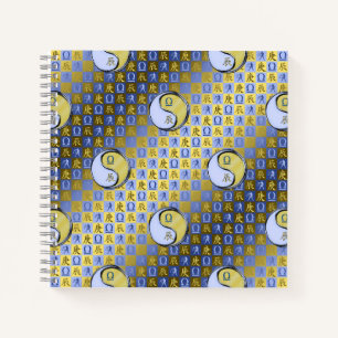 Waage & Metalldrache Notizblock
