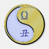 Waage & Metallener Ochse Magnet (Vorne)