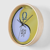 Waage & Metallhase Uhr (Winkel)