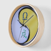 Waage & Metallhund Uhr (Winkel)