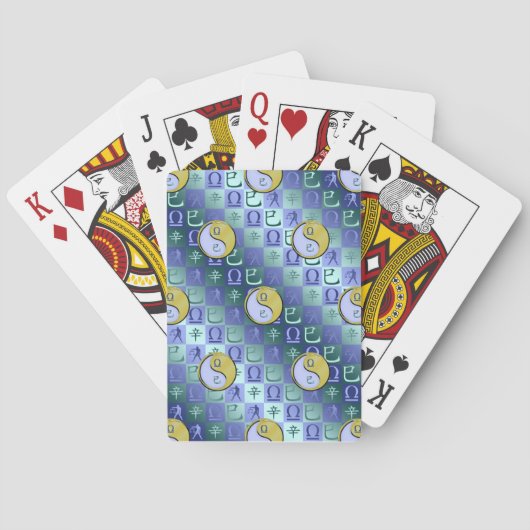 Waage & Metallschlange Spielkarten (Rückseite)