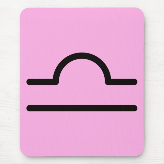 Waage Mousepad (Vorne)