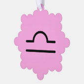 Waage Ornament Karte (Linke Ecke)