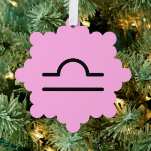 Waage Ornament Karte