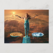 Waage - Postkarte (Vorderseite)