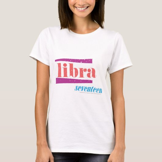 Waage-Rosa T-Shirt (Vorderseite)