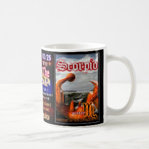Waage-Skorpionsspitzenastrologie Kaffeetasse