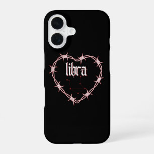 Waage Sternbild Gothic Dunkle Kantige Geburtstag iPhone 16 Hülle