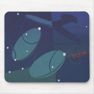 Waage Sternbild Vintage Zodiac Astrologie Mousepad
